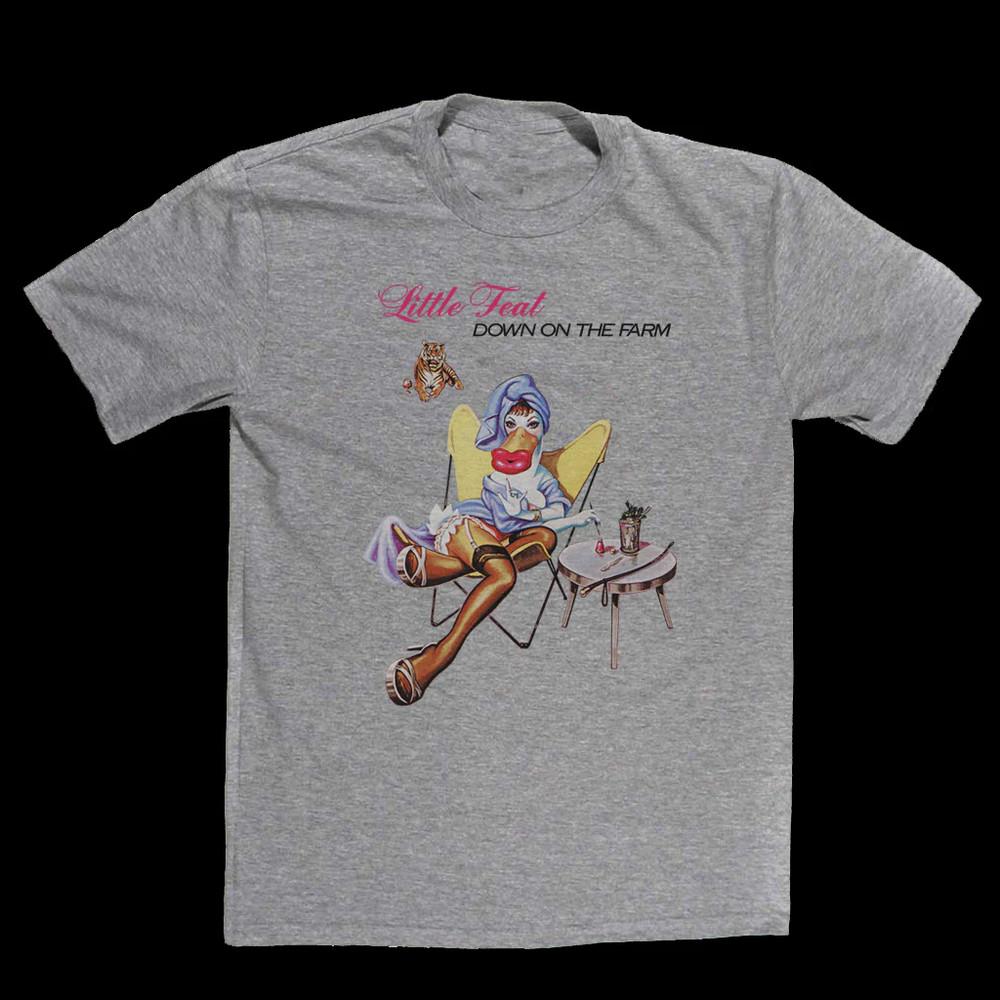 Down on the Farm Little Feat Gift For Fan Cotton Gray S-2345XL Men T-Shirt Unisex T-Shirt
