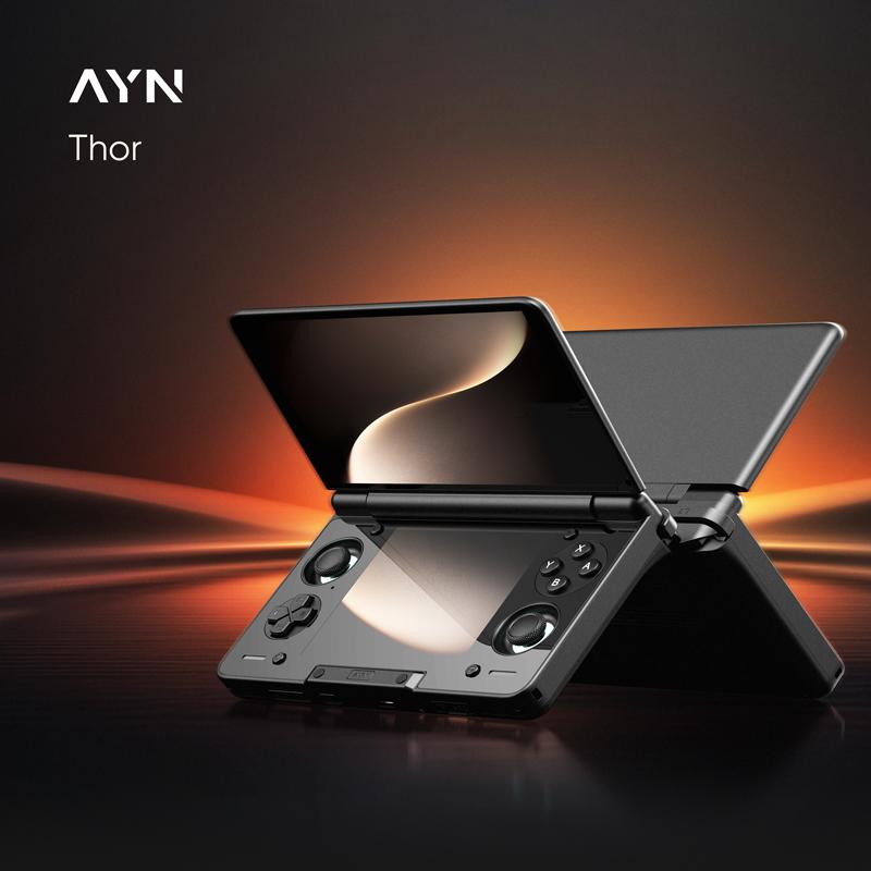 AYN Thor Android Portabil Ecran Dublu Clamshell Ecran AMOLED de 6'' 1080p Dispozitiv de Jocuri și Divertisment