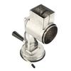 Manual Cheese Grater Cheese Shredder with 5 Interchangeable Blades Stainless Steel Hand Crank