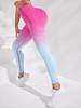 Peach Lift High-Waist Gradient Yoga Pants - Quick-Dry & Breathable for Spring Gym Training