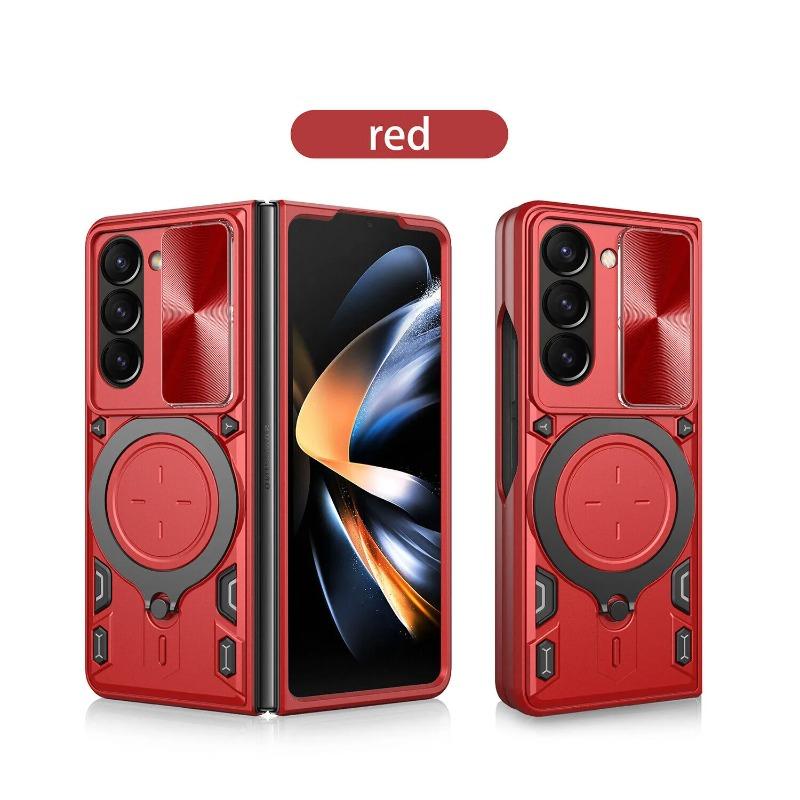 For Samsung Galaxy Z Fold 7 Case Stand Holder Slide Lens Protection Shockproof Heavy Duty Armor Cover for Samsung Z Fold7 6 5 4