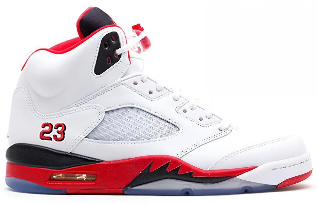 Jordan 5 Retro Fire Red Black Tongue 2013 136027-120