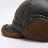 Men's Winter Earmuffs Cotton Hats with Velvet Lining, Windproof & Cold-Proof Duckbill Northeast Hats