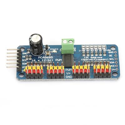 PCA9685 16 Kanalen 12-bit PWM Servo Shield Motordriver I2C Module 40~1000Hz 5V