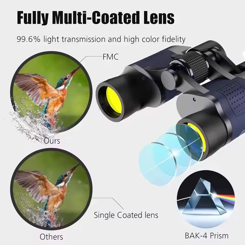 Professional Binoculars Hd Portable Eyepieces 80x80 Long Distance Binoculars For Outdoor Camping Trips Premium Optics