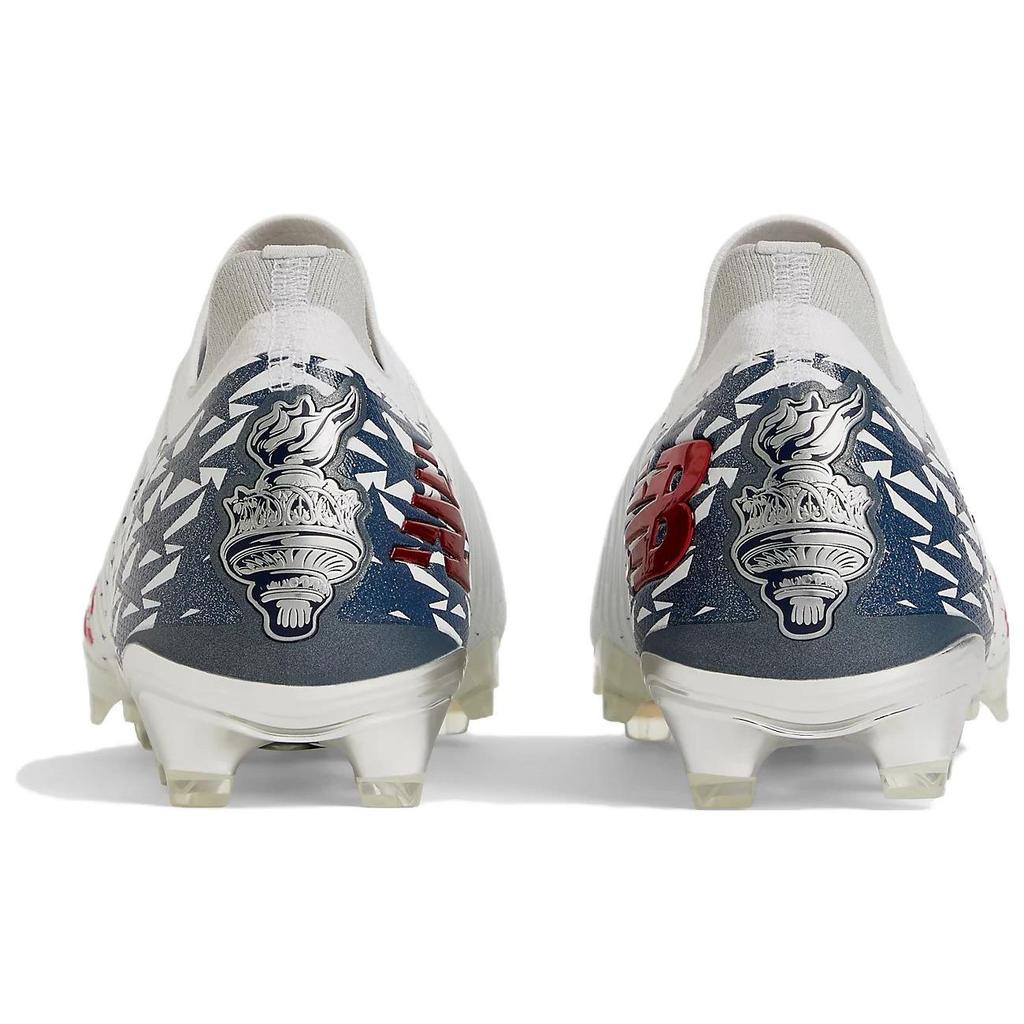 New Balance Timothy Weah X Tekela V4 Pro Low FG Queens Finest Unisex Sneakers White Red Blue ST1FLGC4