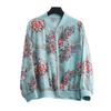 2025 Women's Chiffon Baseball Jacket: Stylish Korean Loose Fit, Sun Protection, Long Sleeve, Zipper, Slimming Top for Summer.