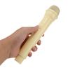 Simulated Microphone ABS Lightweight Rlistic Handheld Mic Prop for Speech Practice Cosplay Photography