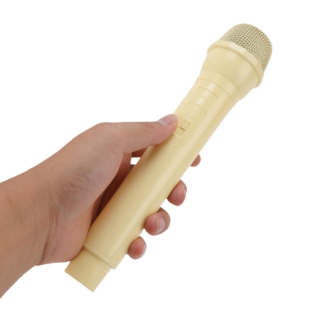 Simulated Microphone ABS Lightweight Rlistic Handheld Mic Prop for Speech Practice Cosplay Photography