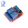 Dual-Channel Relay Module with Optocoupler Isolation, 5V/12V, High/Low Level Trigger