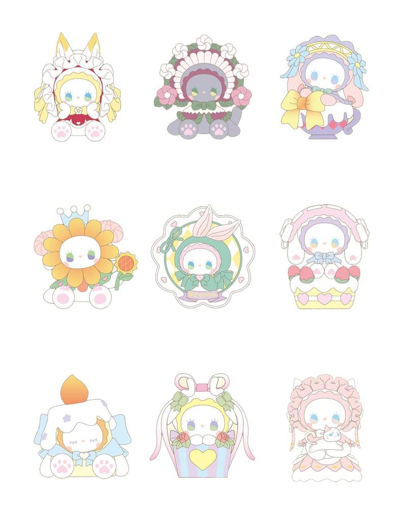 MJ STUDIO EMMA Secret Forest Birthday Party Series PVC Trading Figures (8-Piece Box)