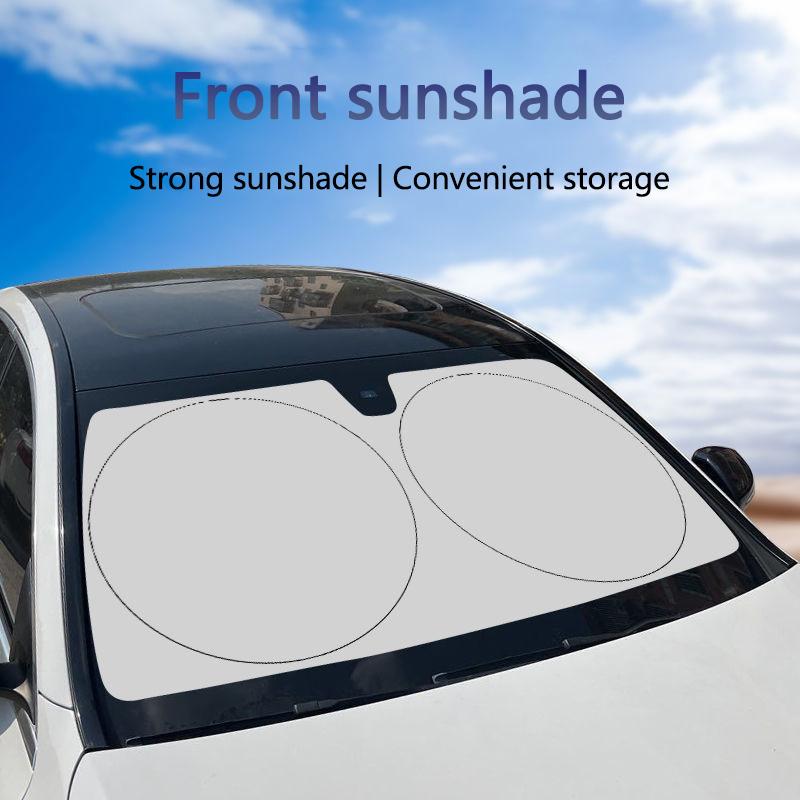 Car Windshield Sun Shade Window Shade Front Sunshade UV Protection For Honda Mugen Power Civic Accords CRV Hrv Jazz CBR VTEC VFR