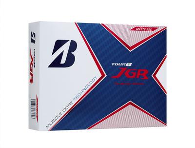 BRIDGESTONE TOUR B JGR Golf 2021 12 Matte Red Balls, Model, Balls,