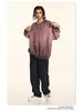 BE Men's Fashion | 2025 Autumn Oversized Round Neck Sweatshirt - European & American Trend, High-Quality, Basic Style, Washed Loose Fit