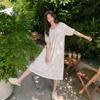 Ultra-Soft Modal Star Print Women's Loose Short Sleeve Nightgown