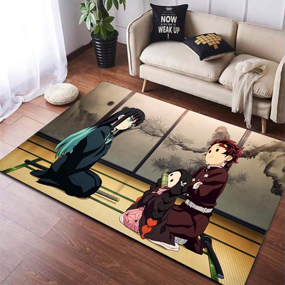 

Kaiwaii Girl Nezuko Kamado Ковер Аниме Убийца Демонов Плакат Коврик