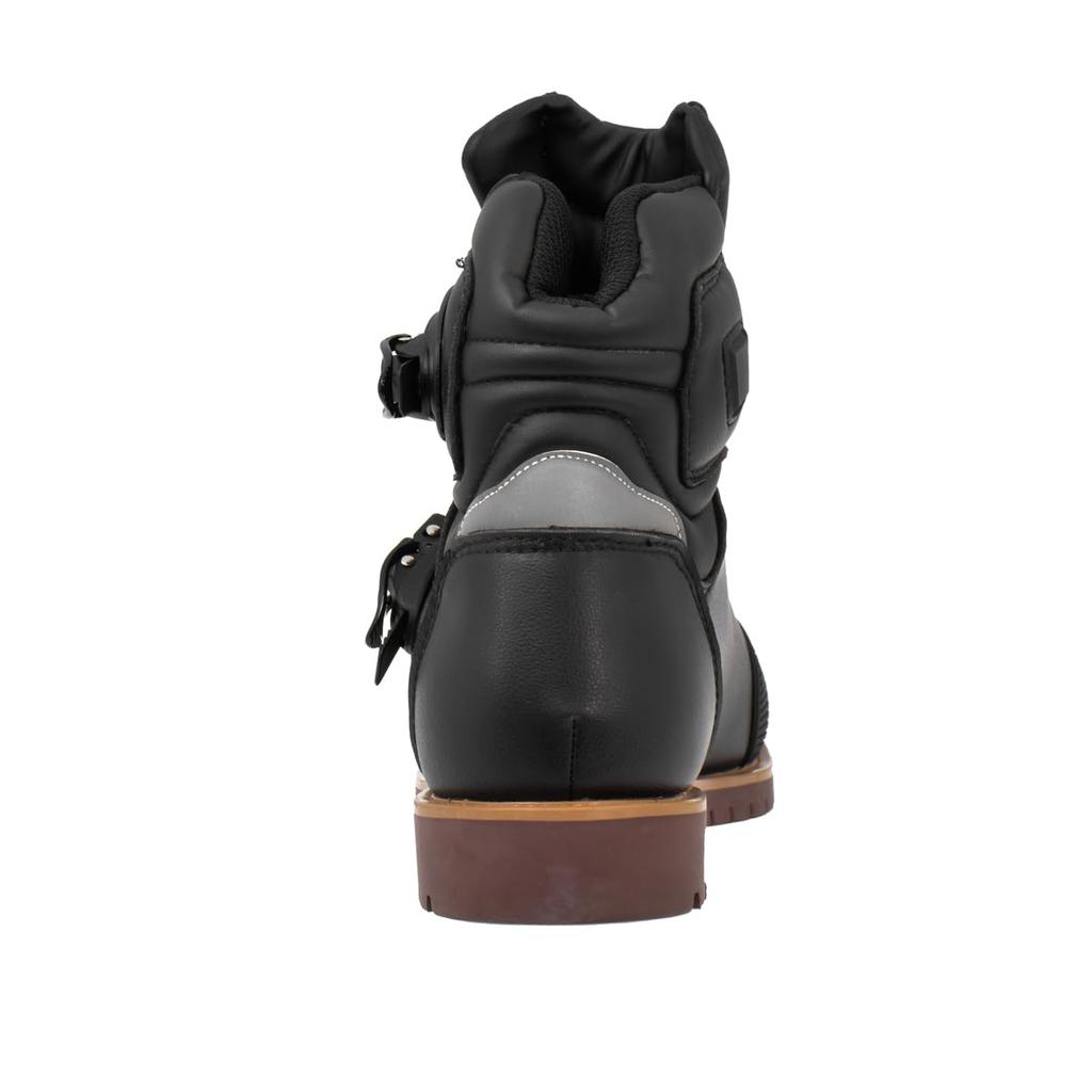 Komine 2025 Model WP Adventure Short Boots Size (BK-0975), Black, 26.5