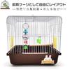 Gifty Parakeet Carrier Cage - Perfect for Vet Visits, Travel, and Outings. Includes Perches and Food Dispensers. Lightweight, breathable, and easy to