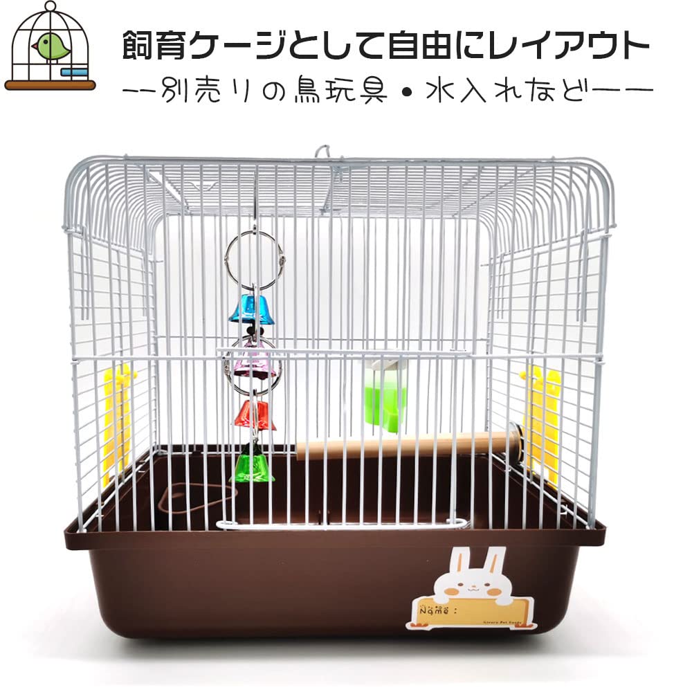 Gifty Parakeet Carrier, Java Sparrow Bird Cage, for Small Birds, Medical Visits, Travel, Bird Cage, Perch, Homecoming, Carrier Cage