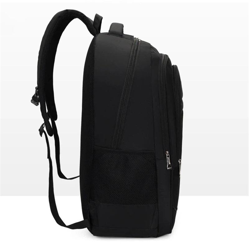 Pánský cestovní batoh Velká kapacita Jednoduchý styl Kapsa na notebook do práce Školní batoh pro studenty