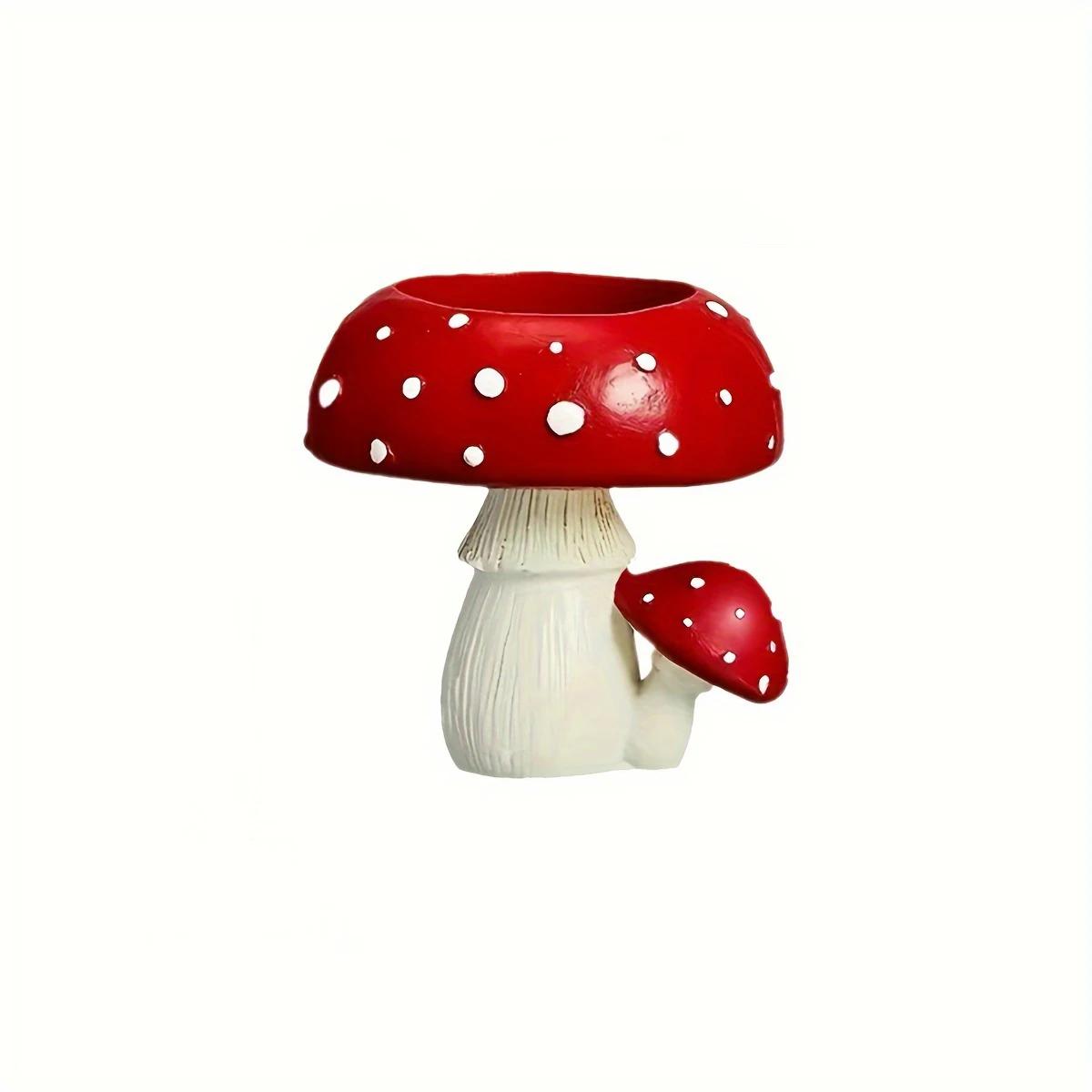 

1 Piece Mushroom Candle Holder Faux Mushroom Home Decoration Mushroom Tea Candle Candle Holder Craft Decorations
