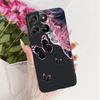 Modne etui na telefon z literami dla Motorola Moto G77 G67 Tylna osłona dla MOTO G67 G77 5G Miękkie czarne silikonowe etui