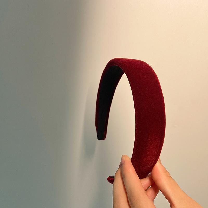 Winter Thick Headbands for Women Velvet Sponge Hairband Girls Wide Hair Bezel  Elasticity Padded Headwear Hair Accessories