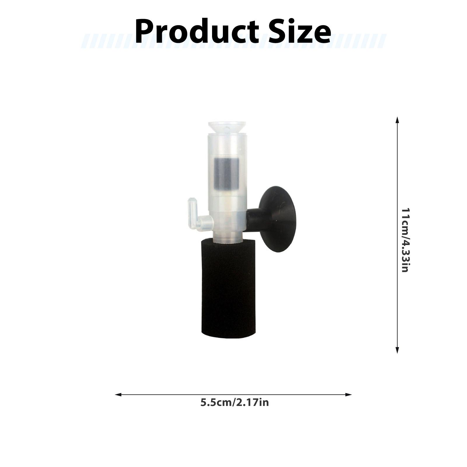 

Mini Aquarium Filter Fish Tank Bio Sponge Filter Media Multi Layers Internal Filter for Small Fish Tank Filters Air Pumps