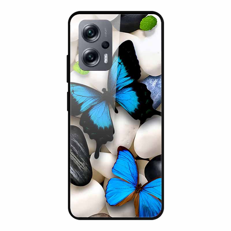 For Poco X4 GT Case Shockproof Tempered Glass Hard Back Cover For Xiaomi Poco X4 GT 5G Soft Bumper Coque PocoX4 GT X4GT Case