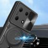 For Infinix Note 30 4G Shockproof Case TPU+PC Phone Cases with Kickstand,Slide Lens Lid