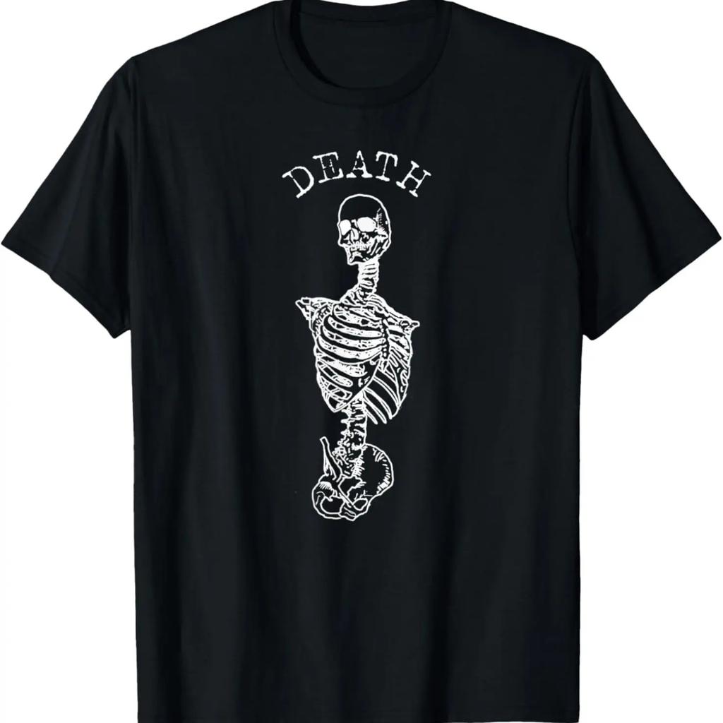 Death - Pastel Goth Halloween Bones Skeleton Creepy Spooky T-Shirt