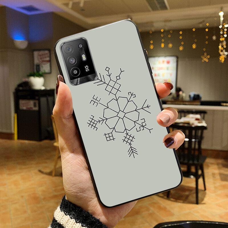 Cover per telefono albero del sole etnico lettone per OPPO A74 A94 5G A3S A5S A9 A12 A15S A52 A53S A72 A73 2020 A91 5G Custodie coque