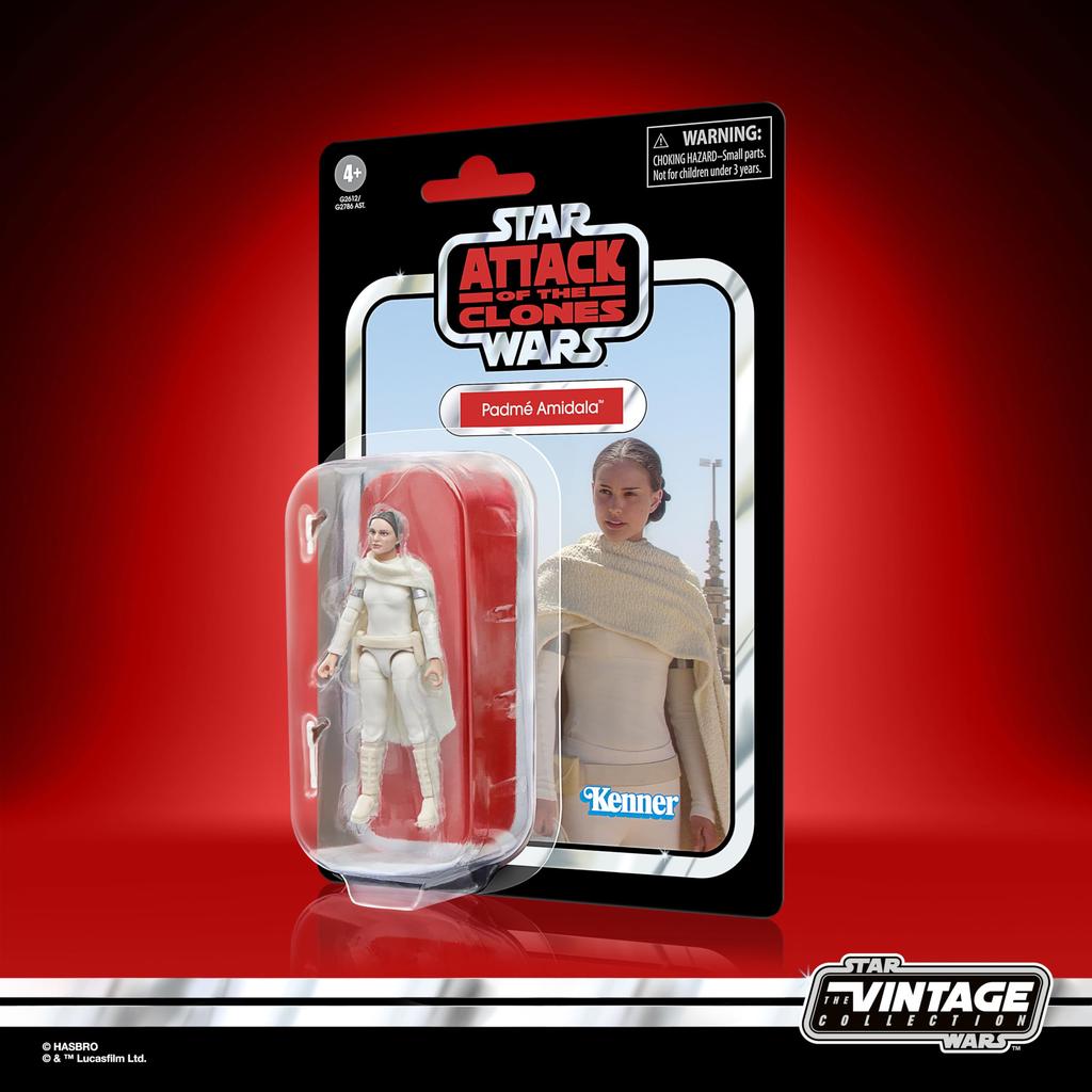 Hasbro Star Wars Coleção Vintage Star Wars Episódio II: Ataque dos Clones Padmé Amidala Figura de Ação Colecionável Premium de 3,75 polegadas G2612