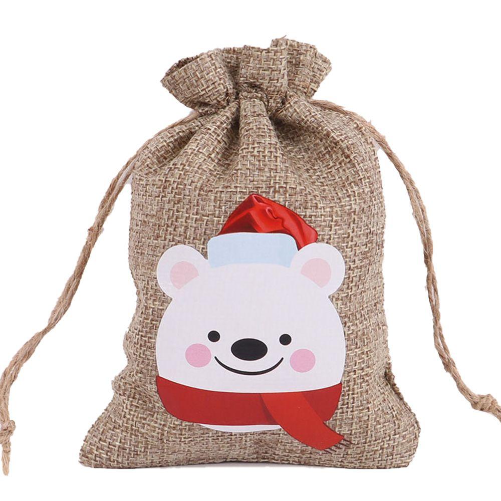 Party Wedding Drawstring Pouch Christmas Ornament Candy Bags Christmas Decorations Storage Bags