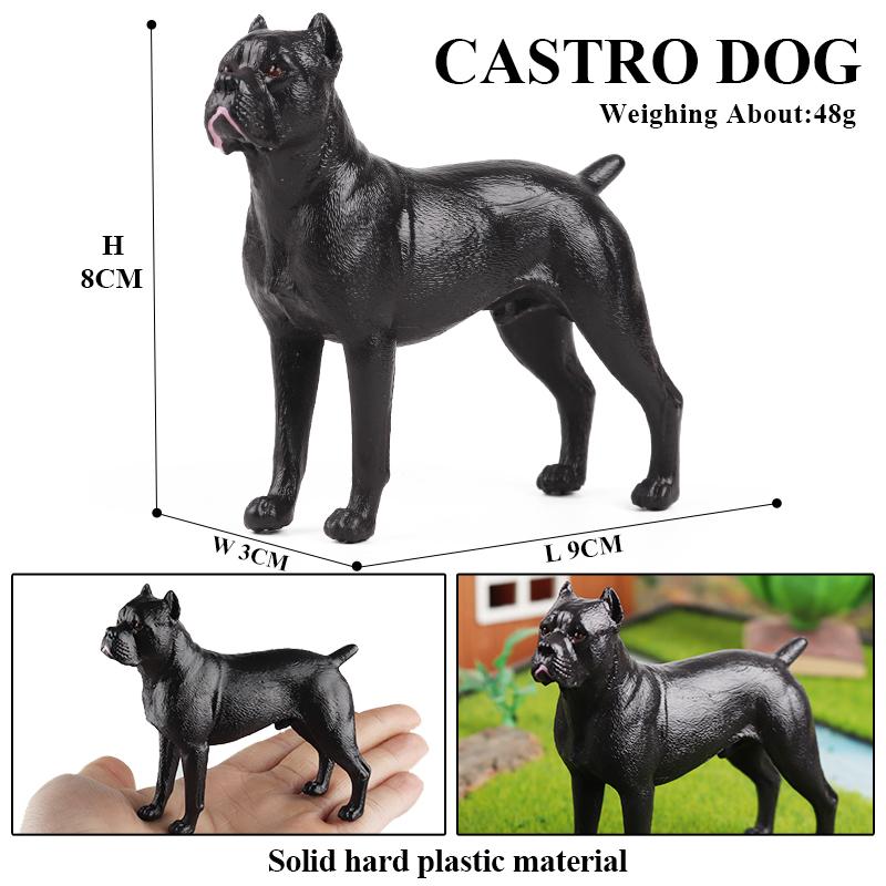 Oenux Dog Animals Model Husky German Shepherd Rottweiler Saint Bernard Action Figure Puppy Figurines PVC Collection Toy Kid Gift
