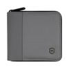 [Victorinox] Travel Essentials Zip-Around Wallet for Men - Men's Wallet, Folding Wallet, Bi-fold Brand Wallet, Gray [Domestic Authentic Product]