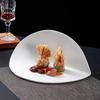 Kreativní nepravidelný keramický talíř na večeři, restaurace, dezertní talíř, svačinový talíř, talíře na těstoviny, sushi talíř, kreativní speciální nádobí