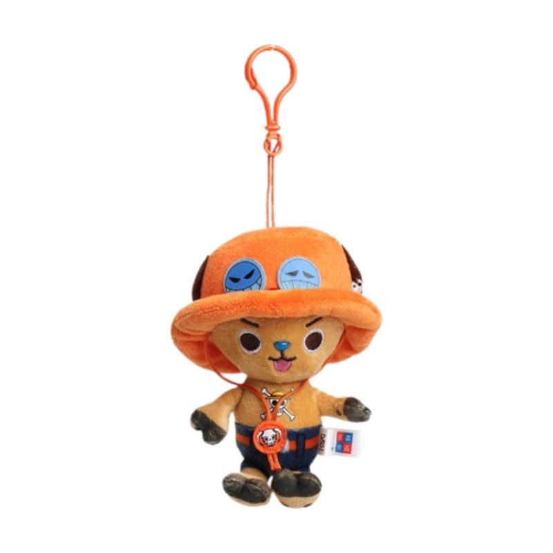 Authentic One Piece Plush Pendant, Cute And Soft Cartoon Character Keychain
