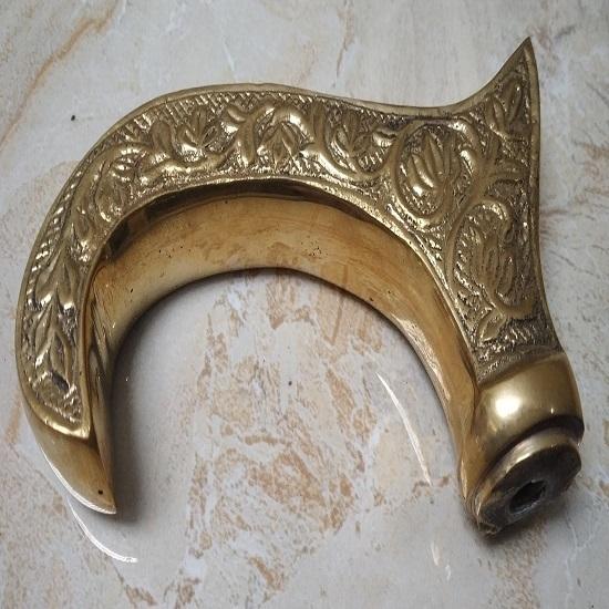 Los von 10 Messingkopfgriff für Gehstock, Modischer Griff, Persönlicher Stockgriff, Stockgriff, Bestes Geschenkartikel