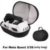 Hard Carrying Case For Meta Quest 3 VR Glasses Portable Storage Bag Travel Shell for Quest 3S VR Headset Controller Accessories