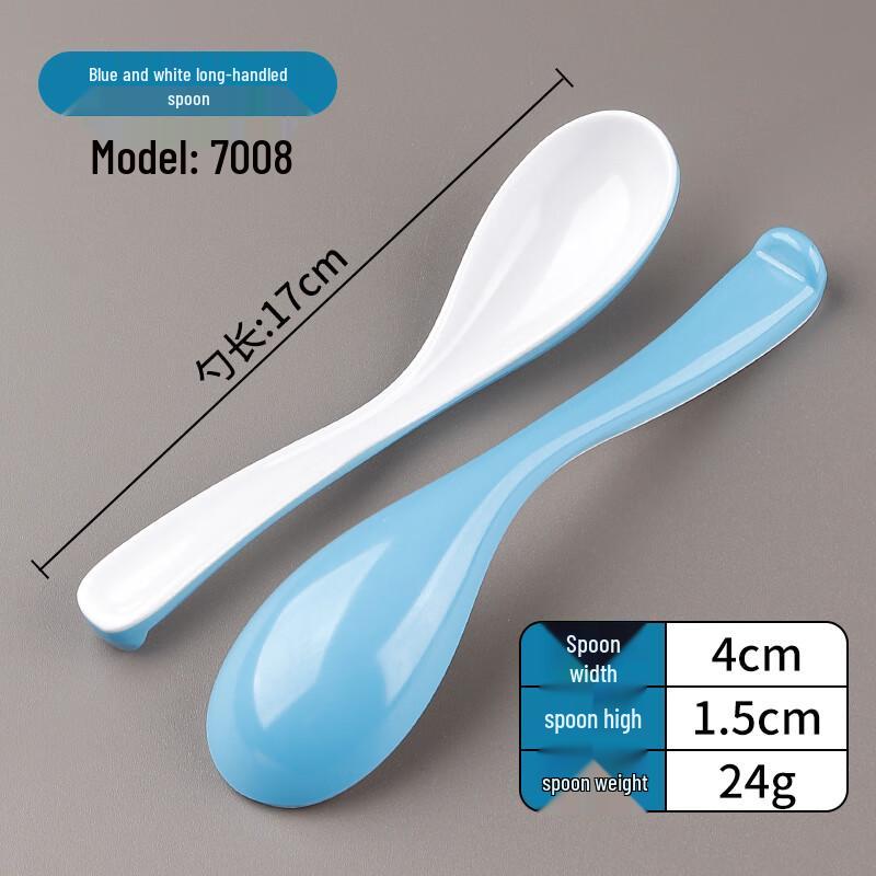 Ruhan Melamine Long Handle Soup Spoon