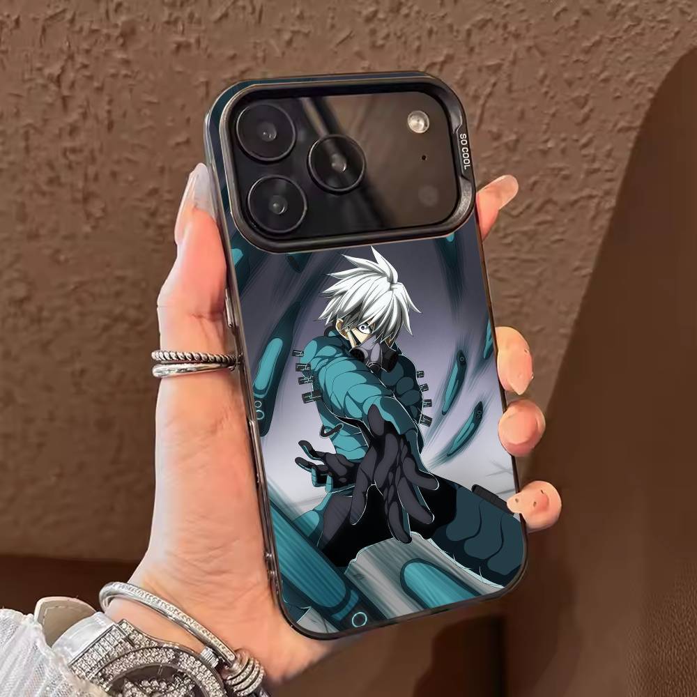 Hot K-Kaiju No8 Anime Phone Case For iPhone 17,16,15,14,13,12,11,Pro Max,Plus Candy Silver Cover