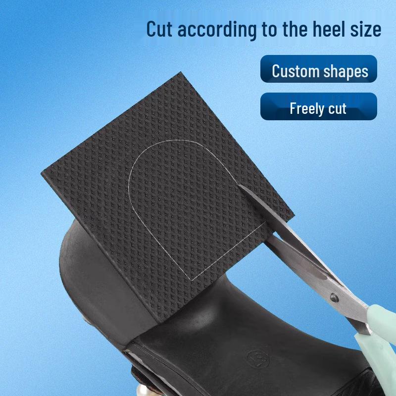 Women's High Heel Anti-Slip & Silent Sole Pads - 3mm Thick Anti-Wear Heel Grips