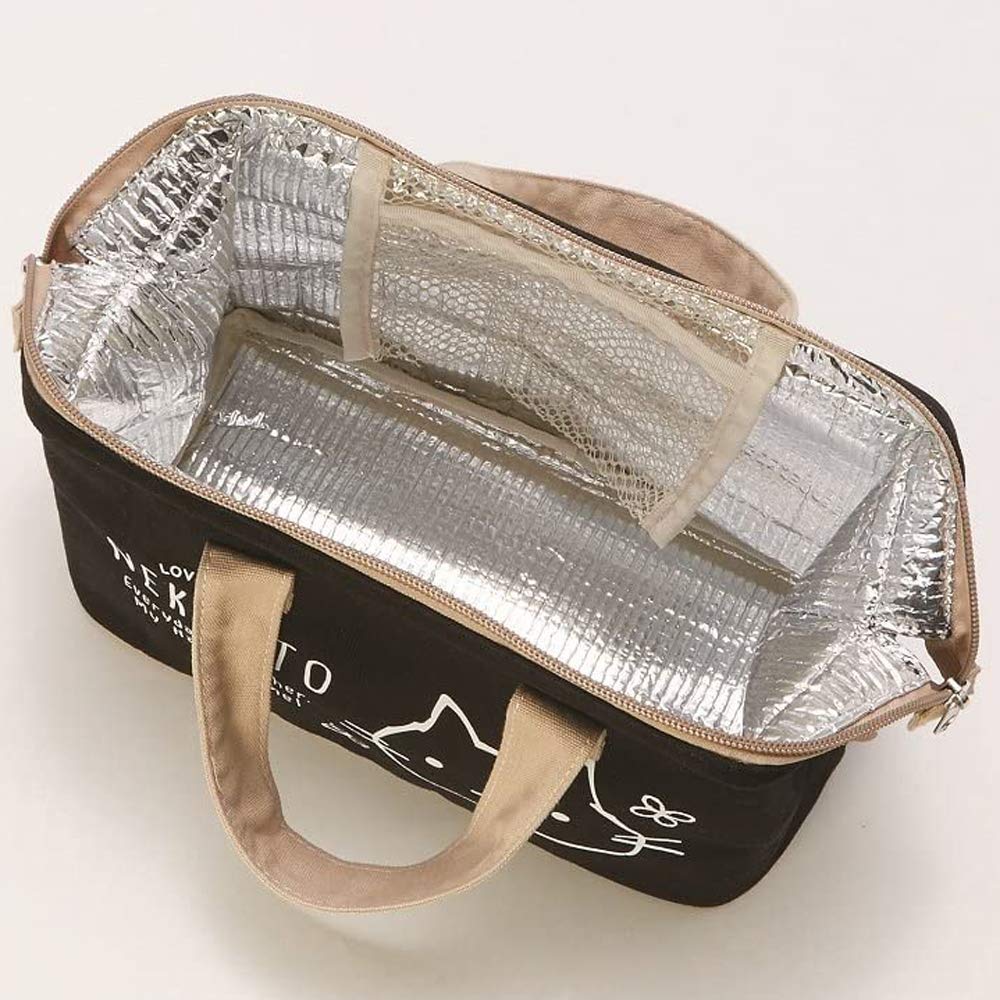 Sac à lunch isotherme en toile pour patineur avec fermeture à fermoir Nekotto, KGAF1-A
