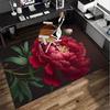 Floral Elegance In Bloom Office Rug Chair Mat, Entryway Carpet, Suitable for Front Door, Bedroom, Living Room, Desk, Holiday Gift