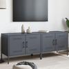 VidaXL TV Furniture 2 Pcs Anthracite 68x39x50.5 Cm Steel, TV Stand, TV Sideboard, Multimedia Cabinet, TV Bench, Hi-fi Cabinet, 842939