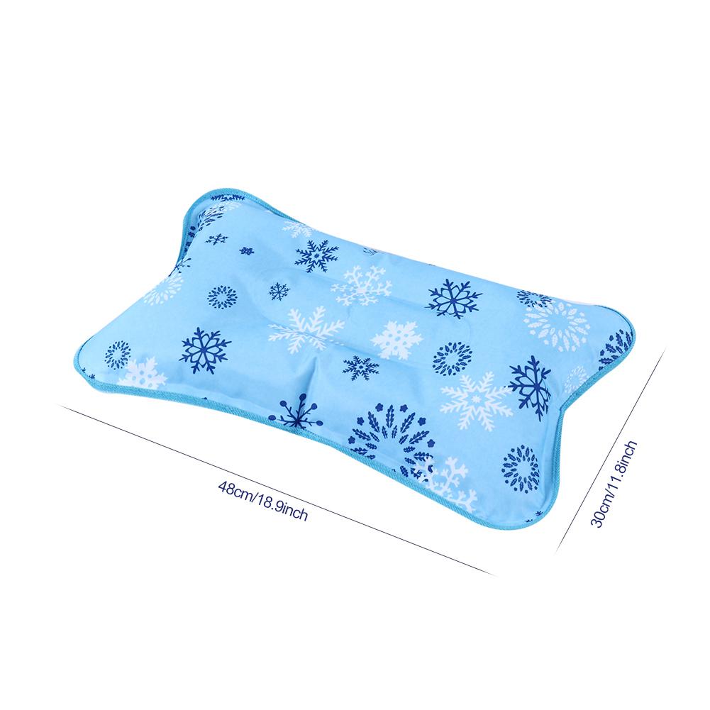 Children Adult Waterproof Ice Pillow Cooling Cushion Water Pillow for Home Travel
