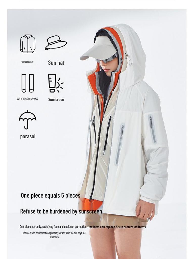 Big Brand High-End Sun Protection Unisex Jacket - New Style Heat-Resistant Workwear with Customizable Logo