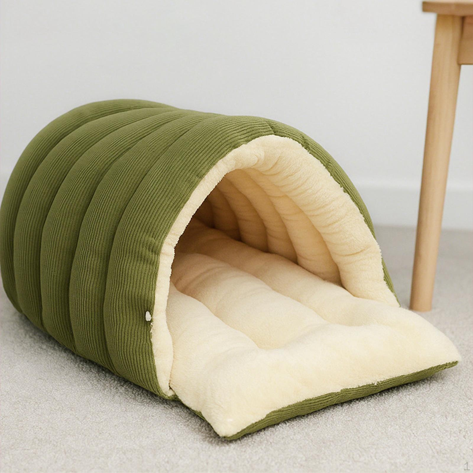 

Bed, Pet House, Soft Nest for, Shelter for Cats And Other Pets (hamster, , Hedgehog). Green S