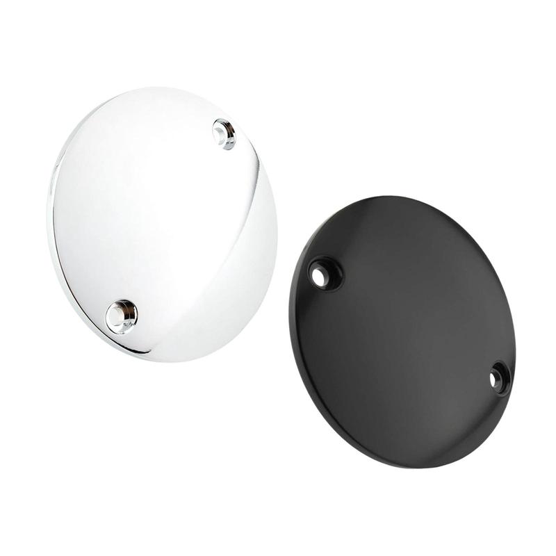 2 Hole Ignition Timer Cover Aluminum Alloy Dome Points Cover Fit for Harley